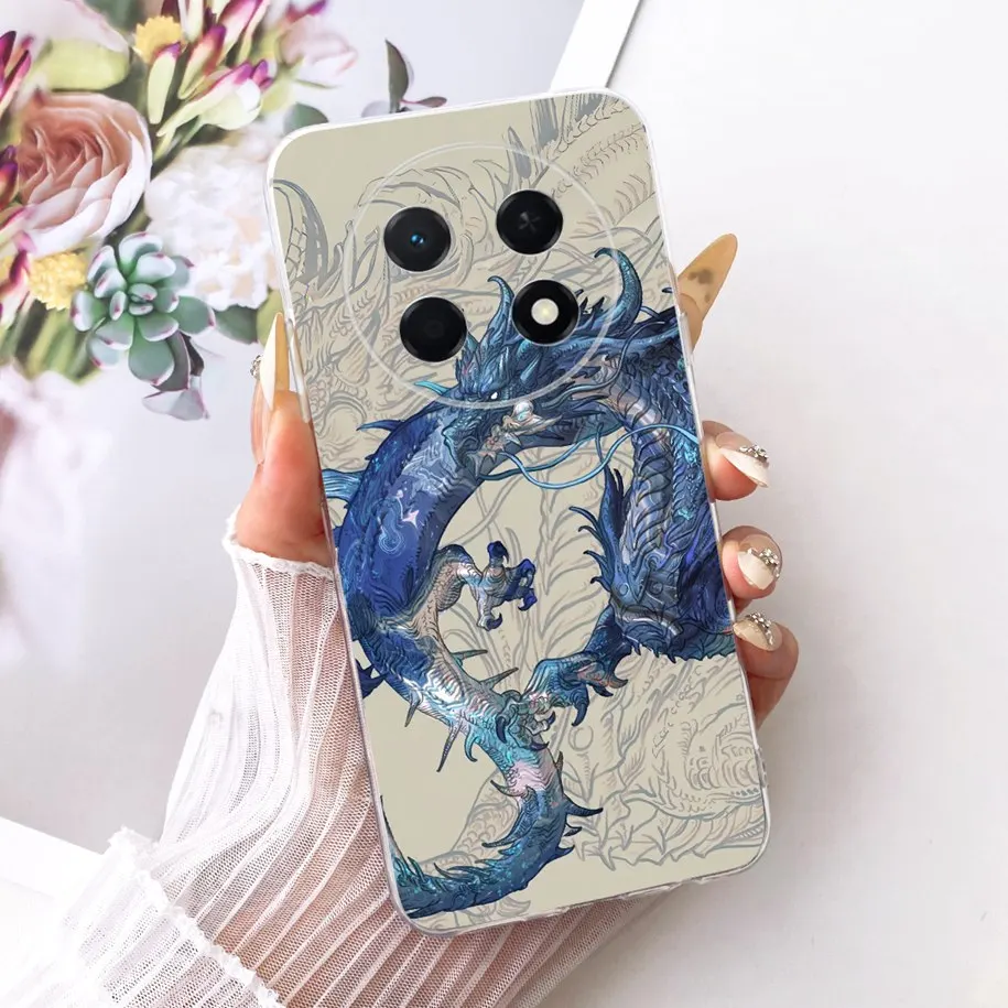 Luxury Dragon Lion Tiger Wolf Soft Silicone Cover