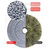 1-10pcs Round MOP Head Cloth Spin Wring for Cleaning Floors Pad Home Replacement Universal Accessories 360 Rotating Barrel Towel 4