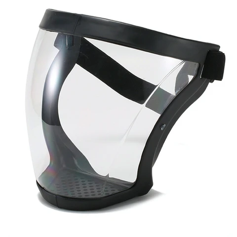Z50 Dropshipping Full Face Shield Kitchen Transparent Shield Home Oil-splash Proof Eye Facial Anti-fog Head Cover Safety Glasses
