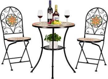 Mosaic Patio Bistro Set 1