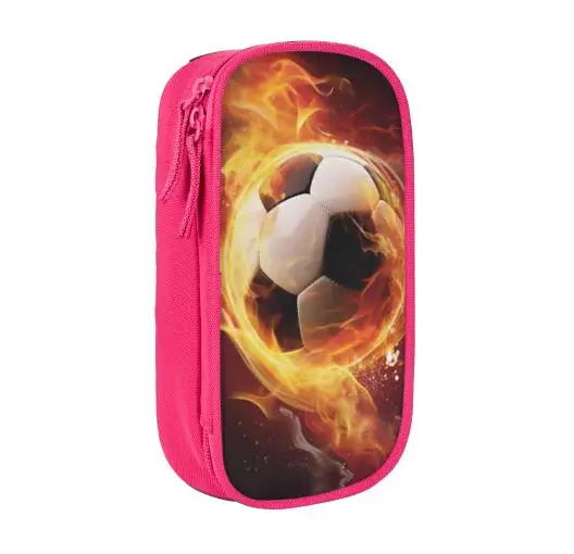 Astuccio Kawaii Calcio A Forma Di Pallone: Capiente E Multiuso Per Scuola E Viaggi (Marrone)