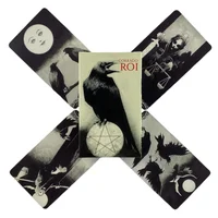 Murder Of Crows Tarot Cards A 78 Deck Oracle English Visions Divination Edition Borad Playing Games 1