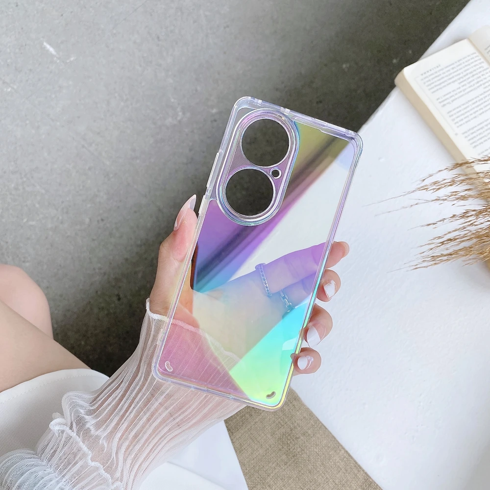 Coque transparente de luxe Graient pour Samsung Galaxy A55 A35 A25 A15 A24 A73 A23 A53 A13 A33 A54 A34 A14 A52 A72 A51 A71 coque rigide_voghion.com