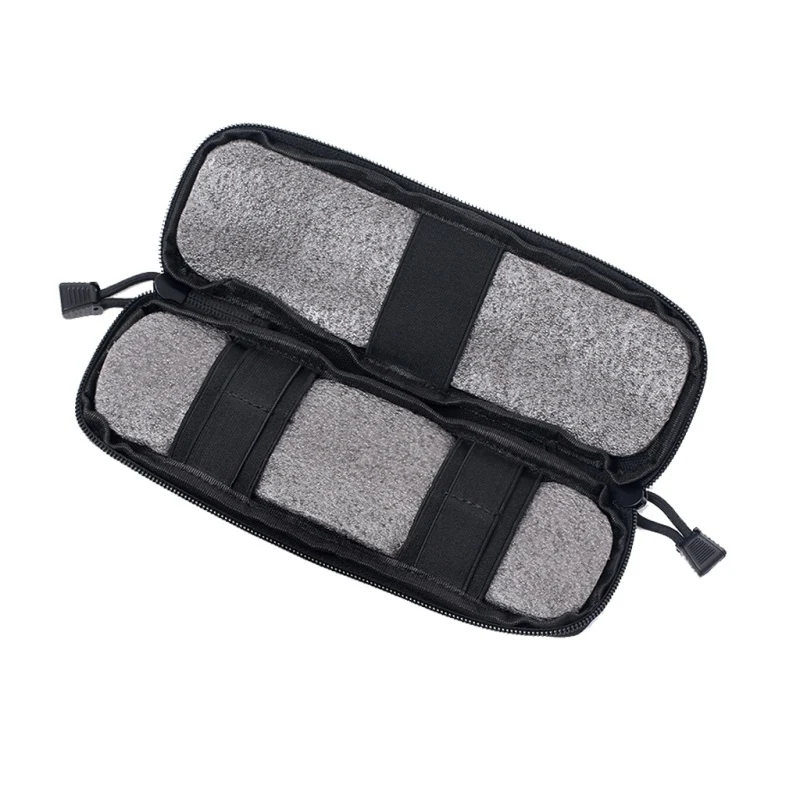 Tactical Belt Molly Pouch Knife Flashlights Storage Waist Pouches EDC Backpack Bag Attachments For Hiking Hunting Camping Picnic 2