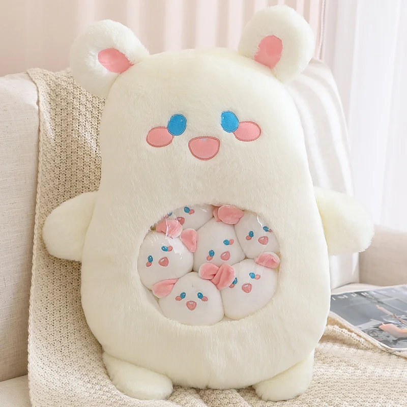 Squishmallows – Peluche Oreiller avec des petites pièces peluches