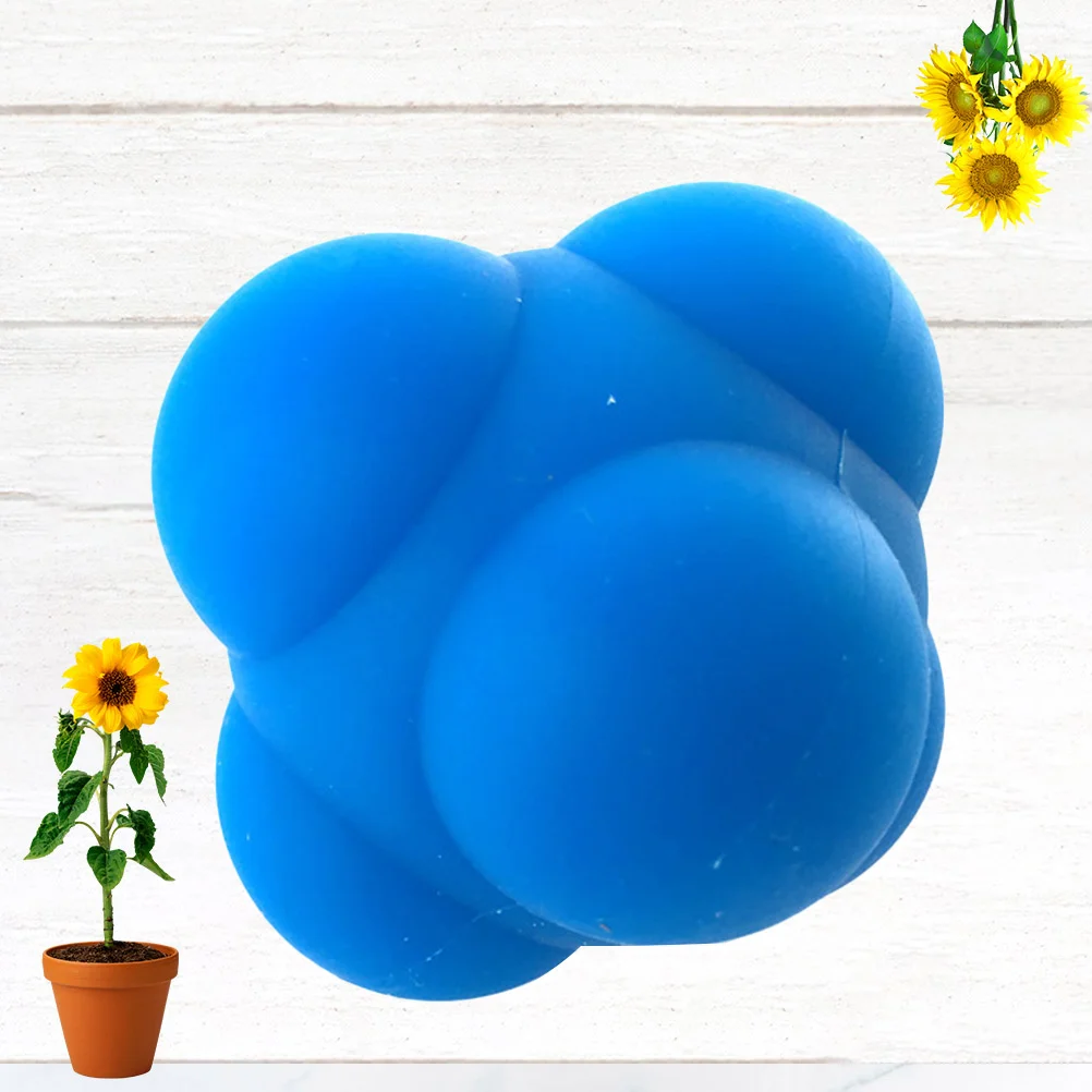 

1pc Hexagonal Silicone Sphere Reaction Training Ball Bouncing Ball Agility Testing Ball for Women Men