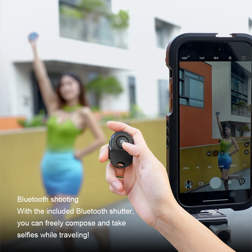 Wireless Magnetic Phone Selfie Monitor Screen for Smartphone Rear Camera Selfie Vlog Live Stream for iPhone Android Phone