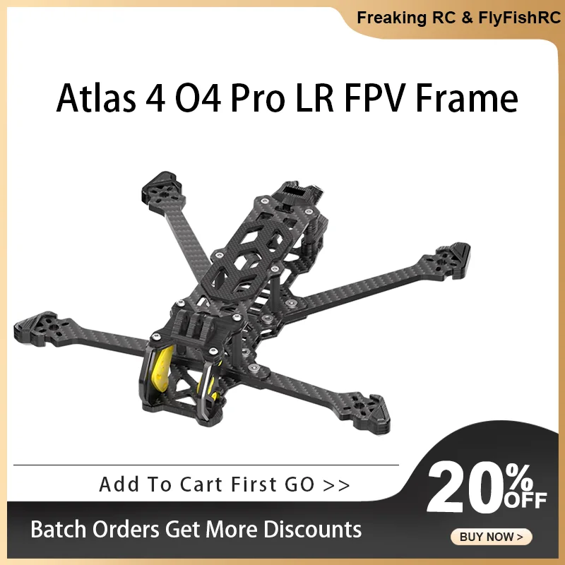 FlyFishRC Atlas 4" Frame 55g Sub-250g Drone Course Freestyle