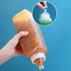 600/800/1000ML Squeeze Sauce Bottles Condiment Dispenser Large Mouth Dustproof Kitchen Seasoning Salad Sauce Olive Oil Bottle 1
