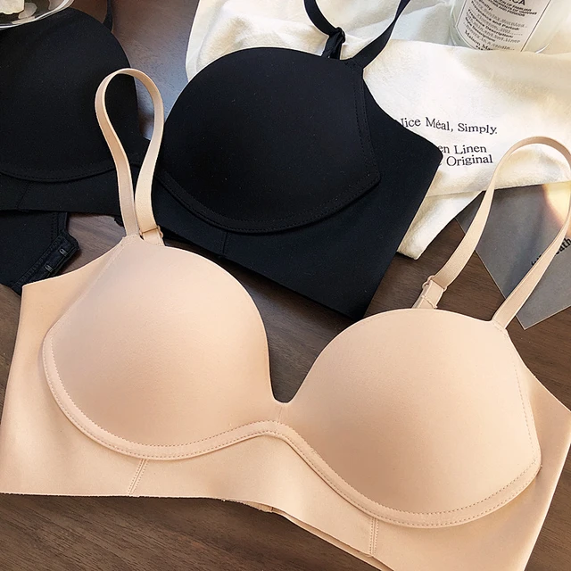 Strapless Bra for Women Traceless Underwear Small Chests Gathered Push Up  Bralette Wireless Comfortable Breathable Lingerie - AliExpress