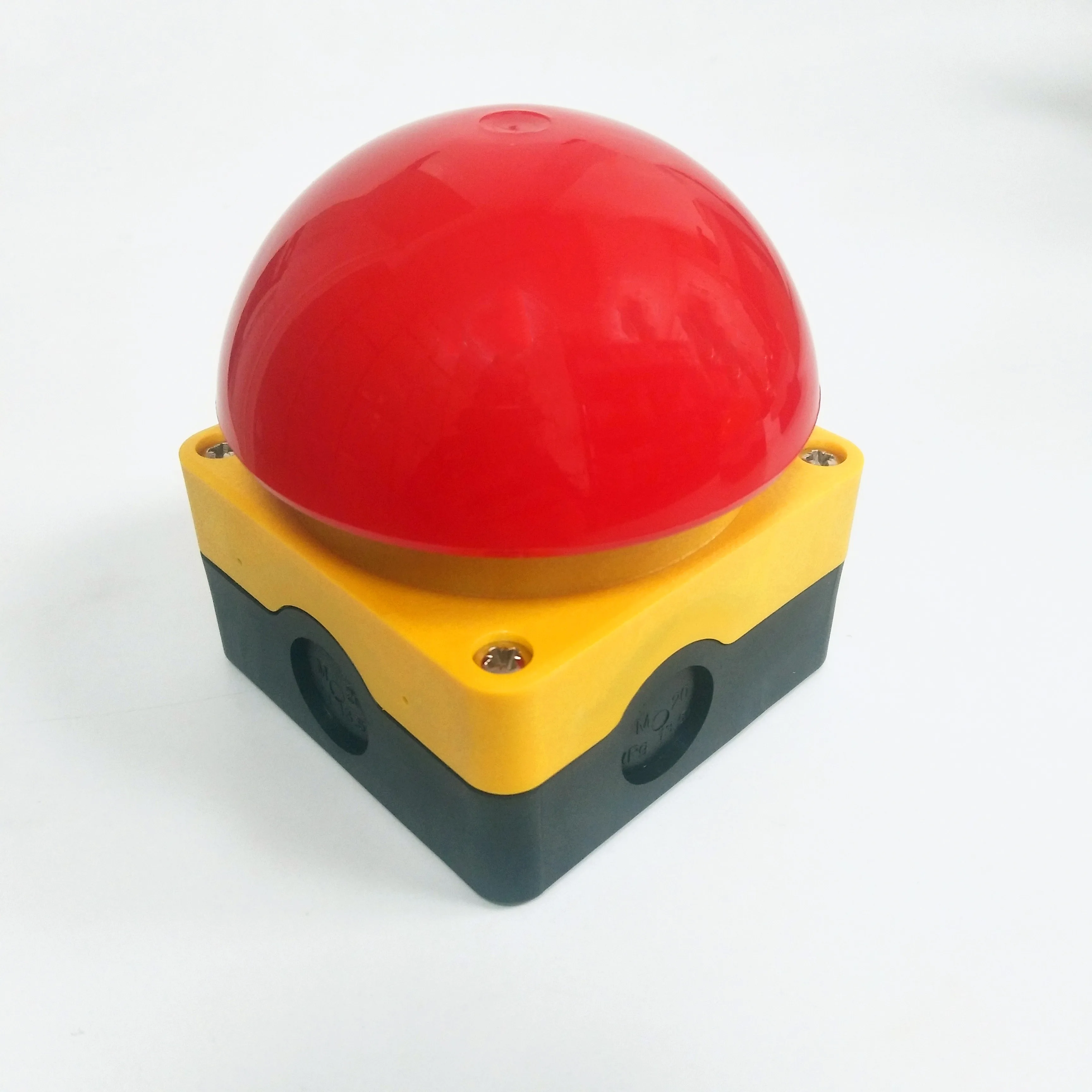 RedColorHeadButtonFootPedalSwitchEmergencyStopSwitchControl