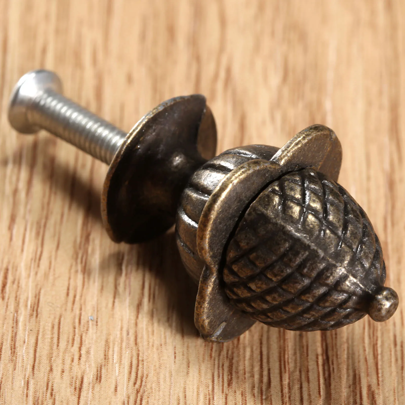 Metal Handle Pull Knob 5pcs 30*23mm Antique Bronze Single Hole screw Drawer Cabinet Dresser Cupboard Wardrobe Furniture Hardware furniture knobs