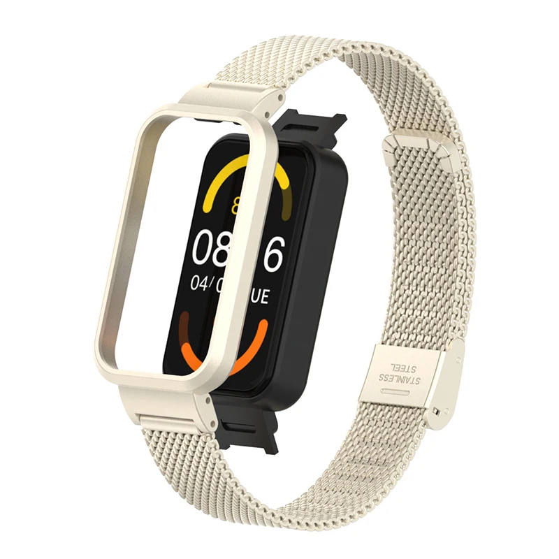 Compre Para Redmi Band 2 Ratio de Reloj Ajustable Correa Elástica Pulsera  de Nylon Smart Watch Bandante Transpirable - Verde en China