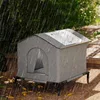 Stray Cat dog House Waterproof Outdoor Winter Warm Pet Cave Sleeping Beds Home Foldable Washable for Small Dog Puppy Supplies 3