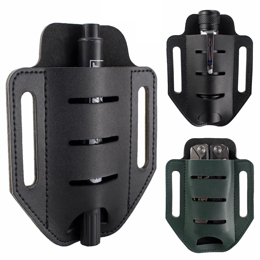 Portaherramientas Multiusos De Cuero Genuino - Funda De