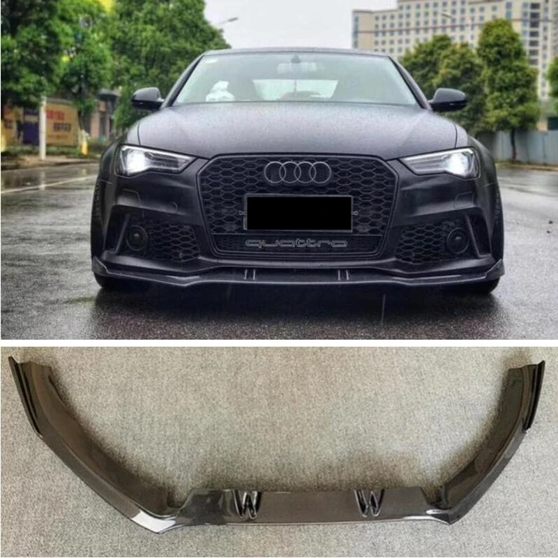 

Передний спойлер из углеродного волокна для Audi A6 S6 RS6 C7 C7.5 2012-2018