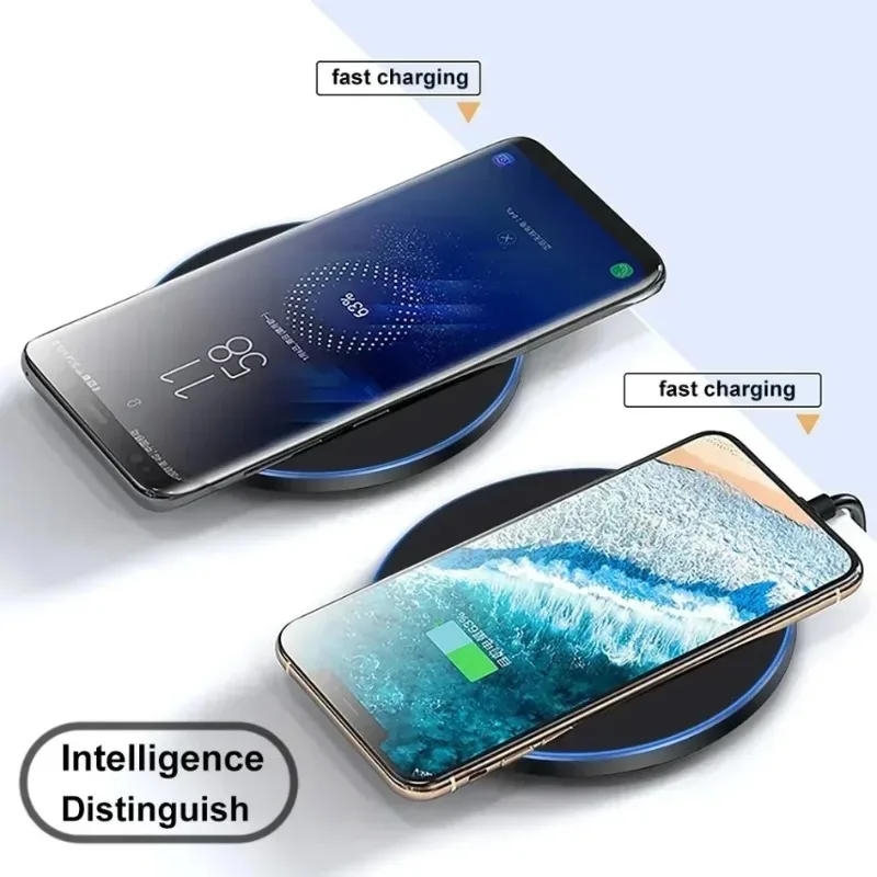 Wireless charger 2 in 1 Induction Fast Charging Pad Dock Station Samsung S23 S22 Xiaomi Huawei iPhone 12-17 Pro Max