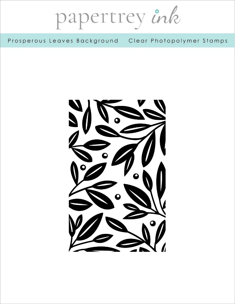 

Prosperous Leaves Background 2022 New Clear Stamp Scrapbooking for Paper Making Frame Card Craft Supplies No Cutting Dies