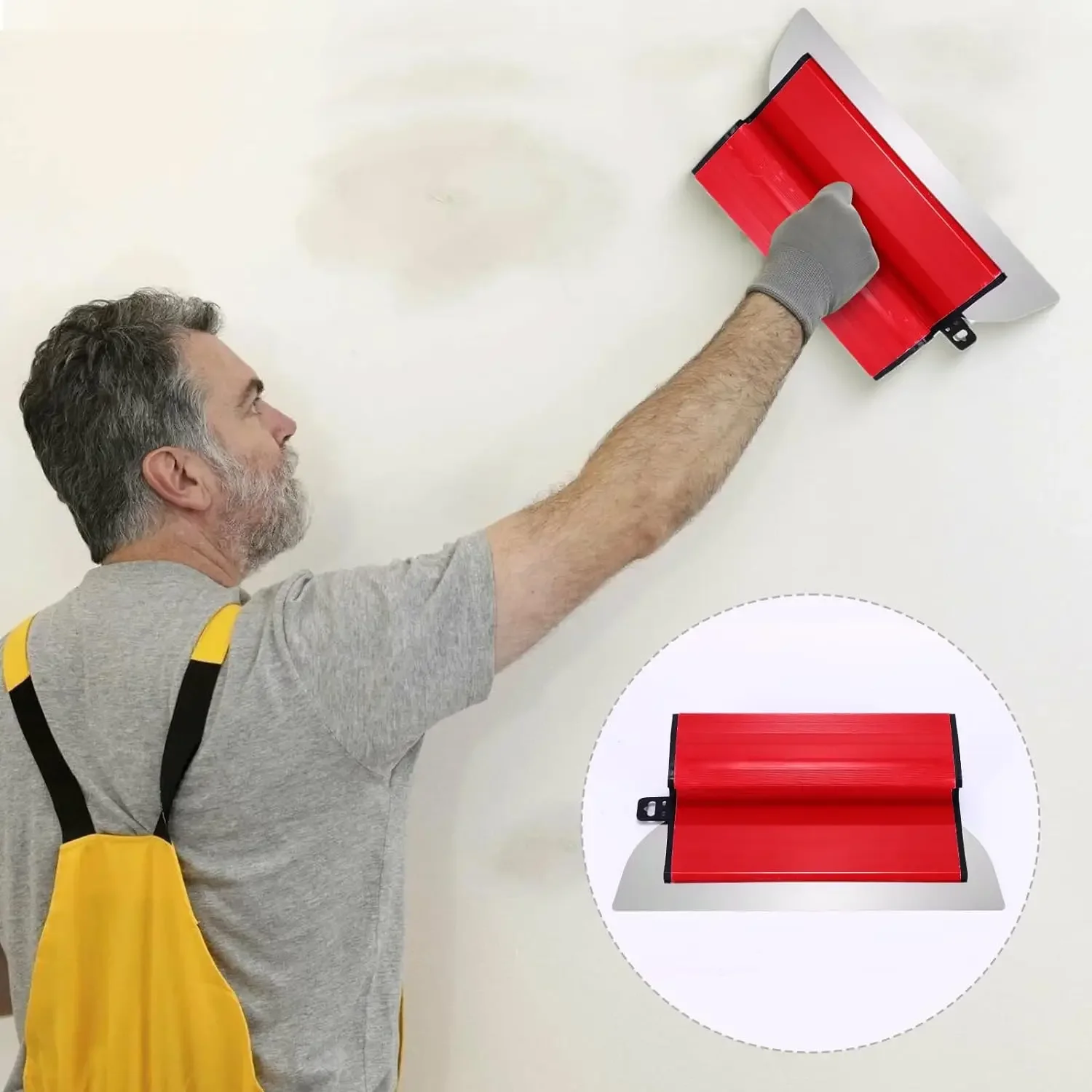 25cm/40cm Drywall Smooth Trowel Brush Wall Flexible Blade Spray Paint Finishing Putty Building Tools Wall Material Tools