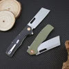 GT955 Folding Pocket Knife D2 Blade Micarta Handle Multipurpose Camping Knives Outdoor Professional Tactical Hunting EDC Knife 4