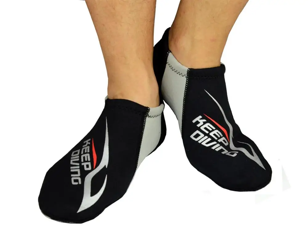 3MM Neoprene Diving Sand Socks Black Beach Swimming Shoes Snorkeling Equipment Fins Swimming Socks Neoprensocken Beach Socks 2