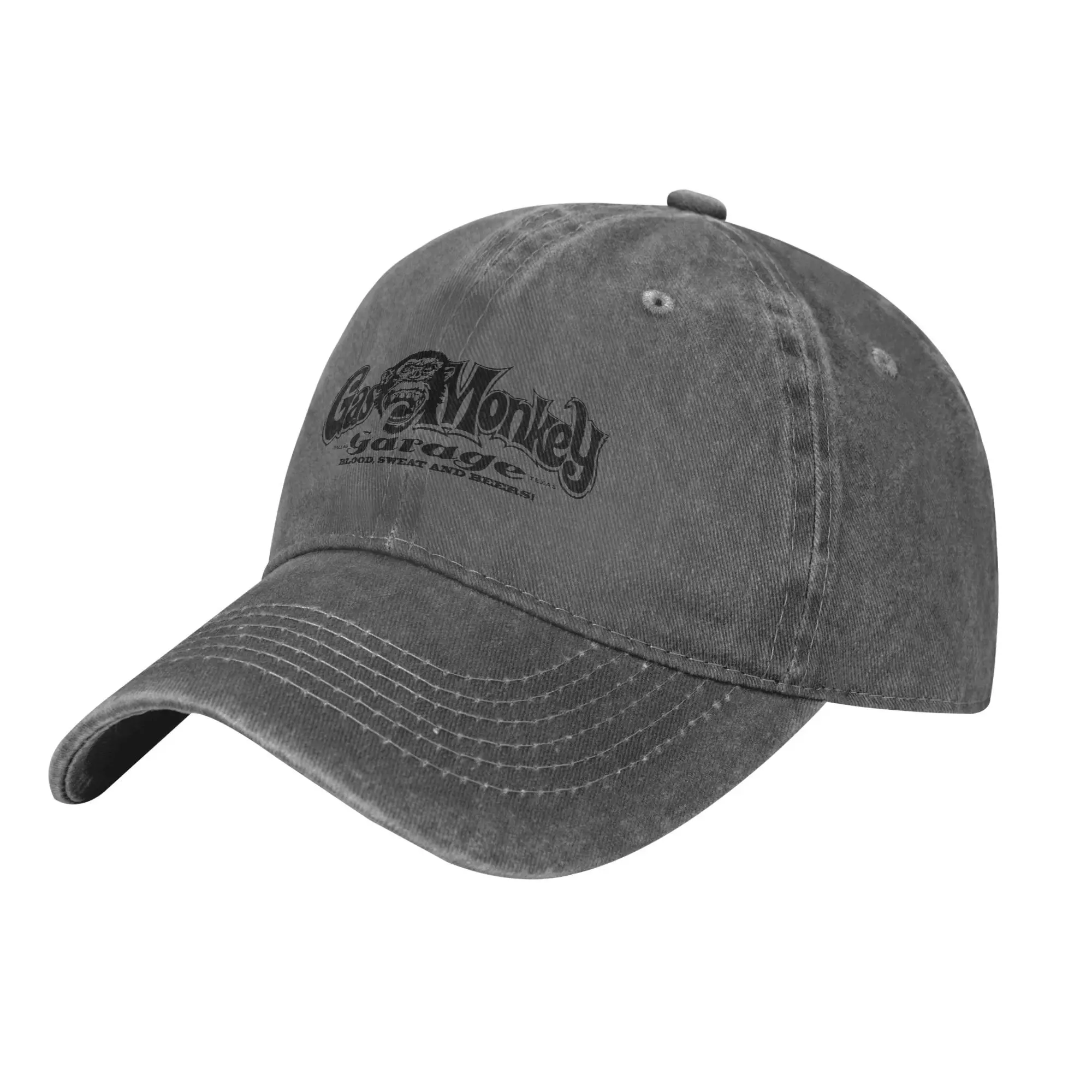 Gas Monkeys Garage Graphic Sun Baseball Cap Unisex Herren Print Trucker Hat Sommer Casual Outdoor Sport Sonnenschutz Baseball Caps – Detail 5