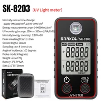 SNAKOL Digital UV Illuminometer Professional UV Tester Ultraviolet Meter uvb Measurement Portable Photometer Uveometro Detector 2