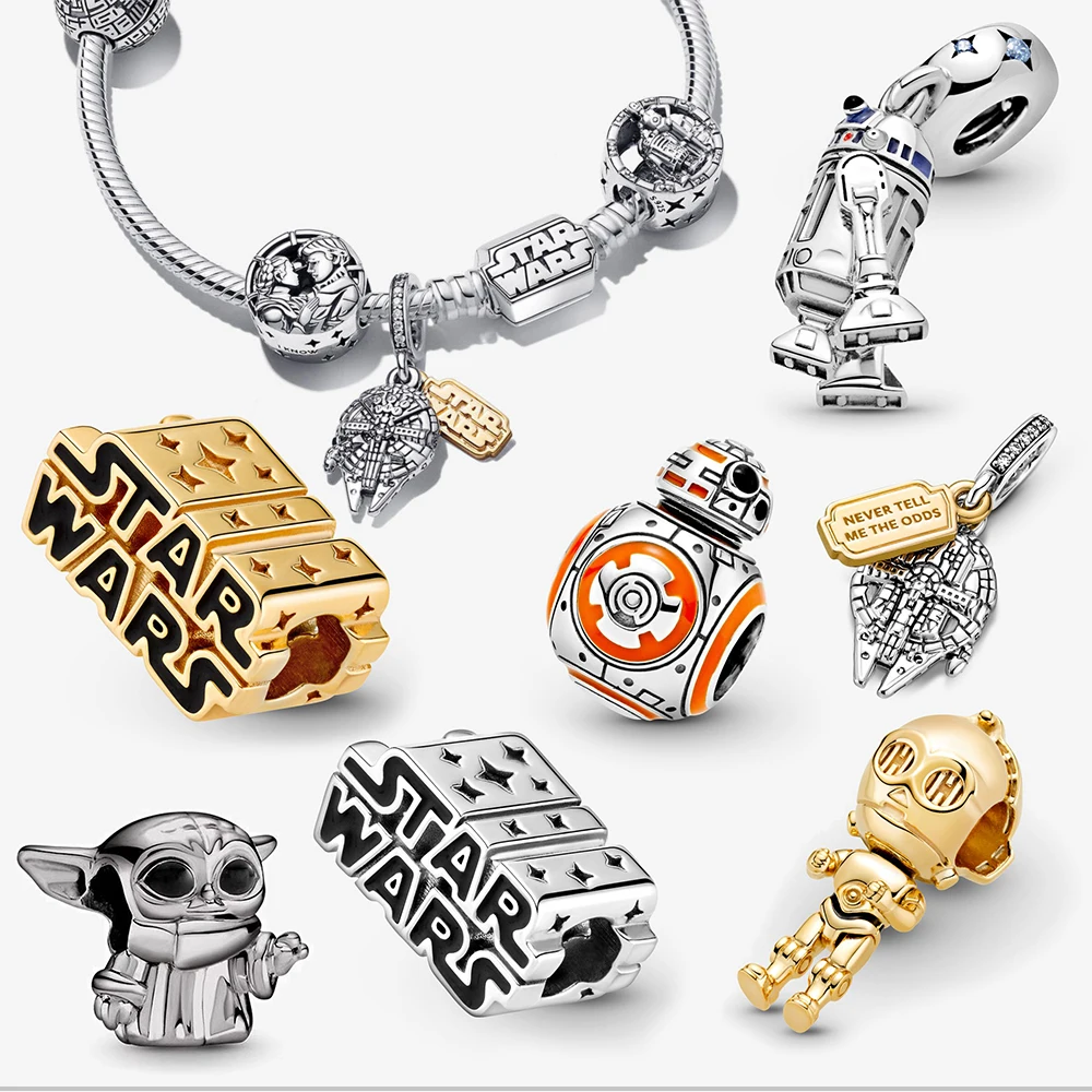 スター・ウォーズ C-3PO R2-D2 わずらわし パンドラ チャーム