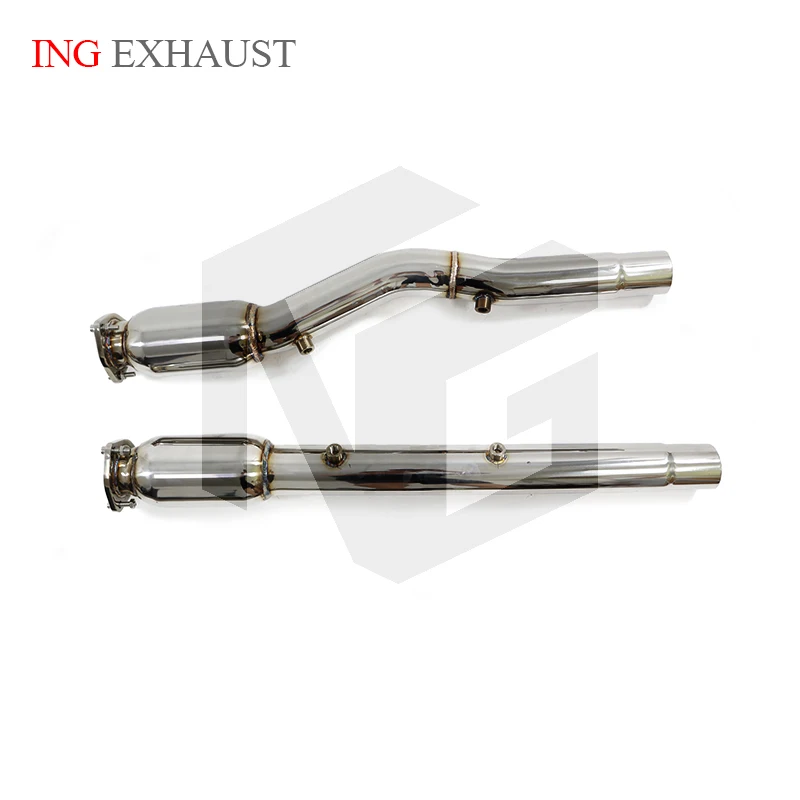Ing Sistema Di Scarico Downpipe Ad Alte Prestazioni Per Audi Rs3 Ttrs Rsq3 2.5T Con Scudo Termico Opf Tubo Centrale Per Auto