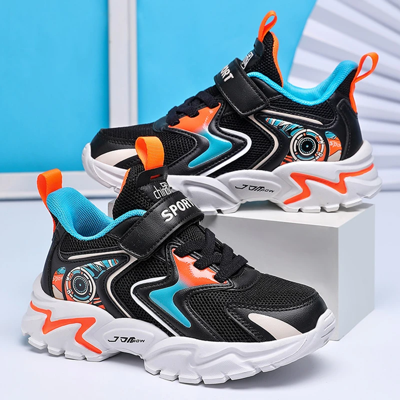 Zapatillas deporte para niños, zapatos de moda para niños de 4 a 12 años, zapatillas informales transpirables, zapatos de tenis para niños, 2022| | - AliExpress