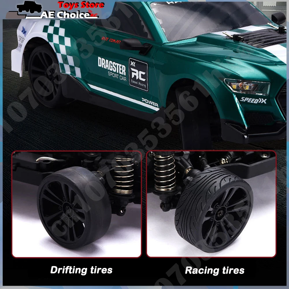 Drift RC Racing Car 1/14 Ford Mustang RC Car High Speed 2.4G 4WD Drift Remote Control Muscle Car Toys for Boys 3