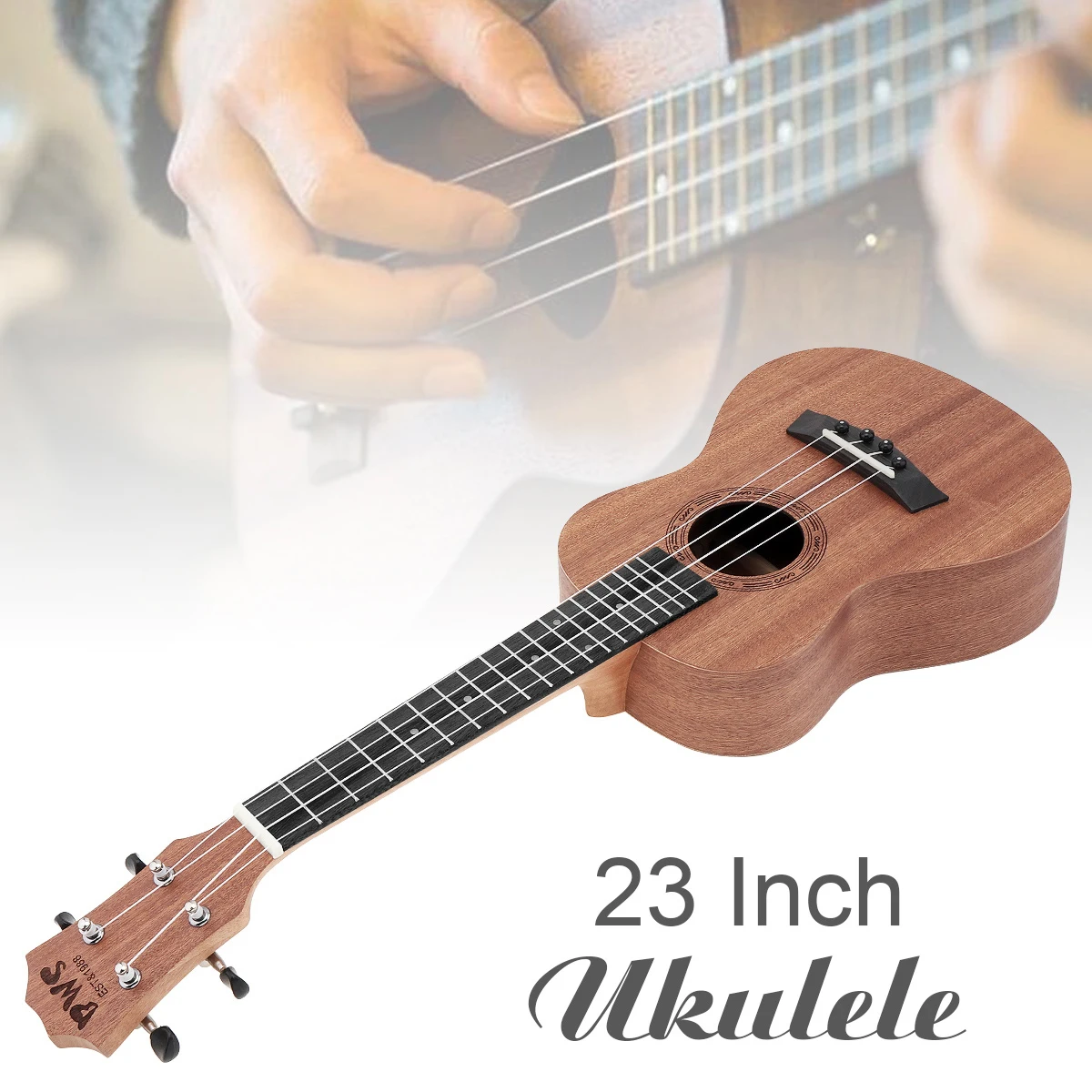 Ukulele set 21 / 23 / 26 Inch tenor ukulele concert acoustic guitarra cutaway 4 string guitar mahogany wood ukelele Hawaii soprano ukulele