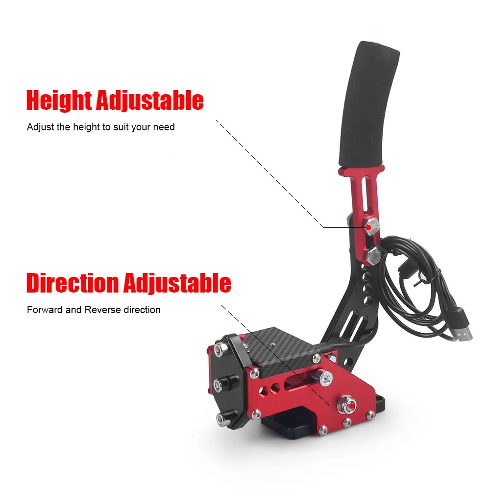 For PS4 PS5 PC USB Handbrake For SIM Racing Games Logitech G29 Steel & Aluminum RALLY Adjustable PC Windows DIRT RALLY