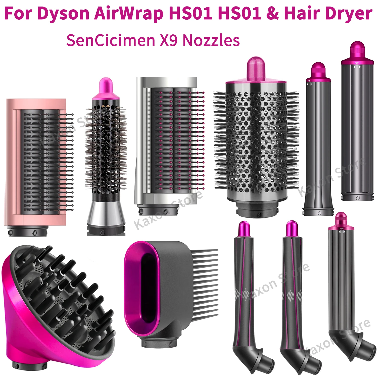 For Dyson Airwrap HS01/05 Hair Styling Nozzle Brush Anti Hair 