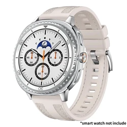 Sport Nylon and Silicone Replacement Strap - Watch 8 Classic 46mm (Starlight color)