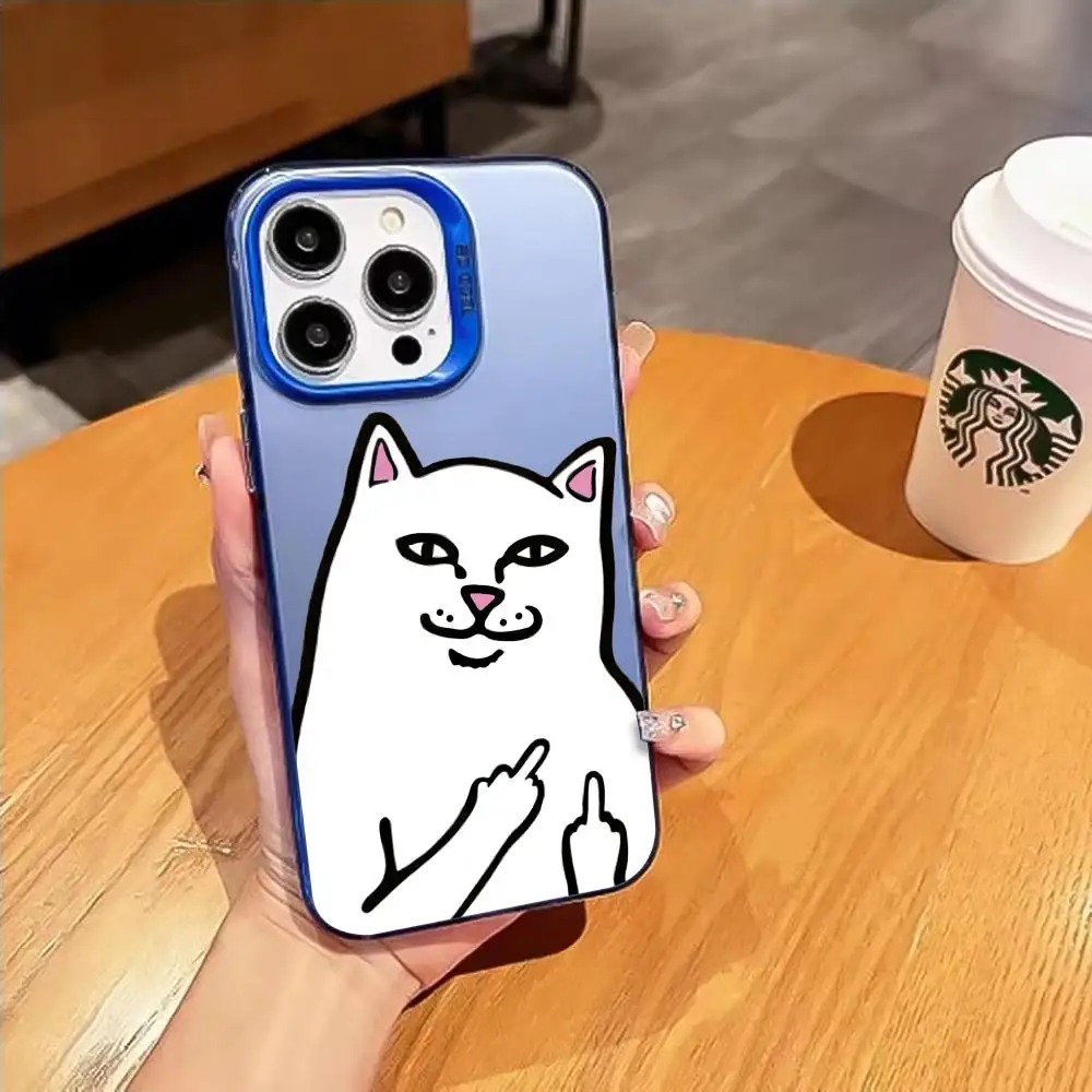 Personalisierte Handyhülle mit Katzenmuster, geeignet für iPhone 17 16 15 14 13 12 11 Pro/Max/Plus, stoßfest und sturzsicher. – Detail 6