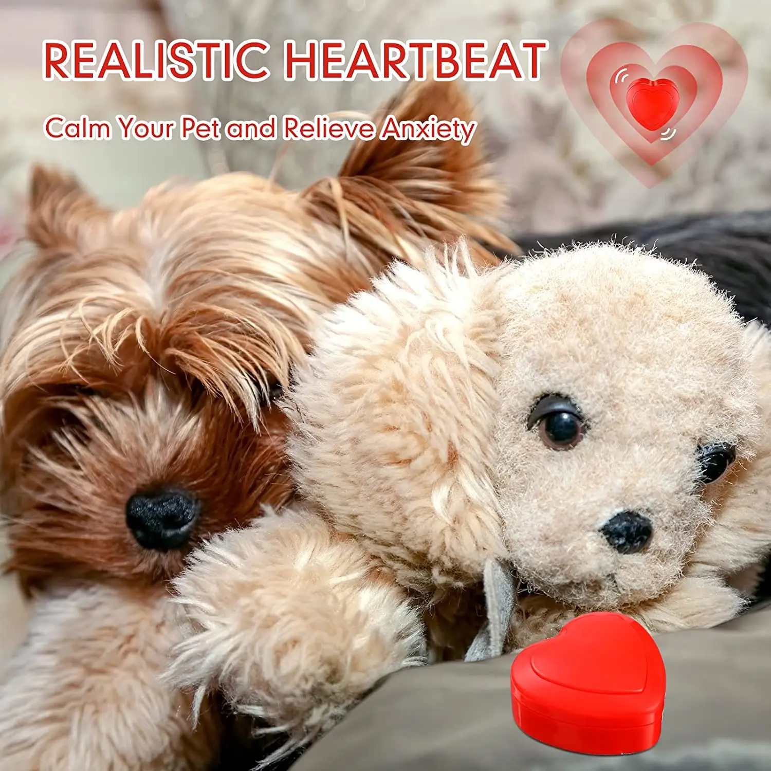 10 Pcs/Lot, Heartbeat Box for Toy Dog Anxiety Relief, Sheep
