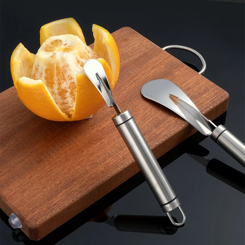 Orange Peeling Knife Stainless Steel Pomelo Opener Orange Pitaya Peeler Household Pomelo Knife Peeler Lemon Grapefruit