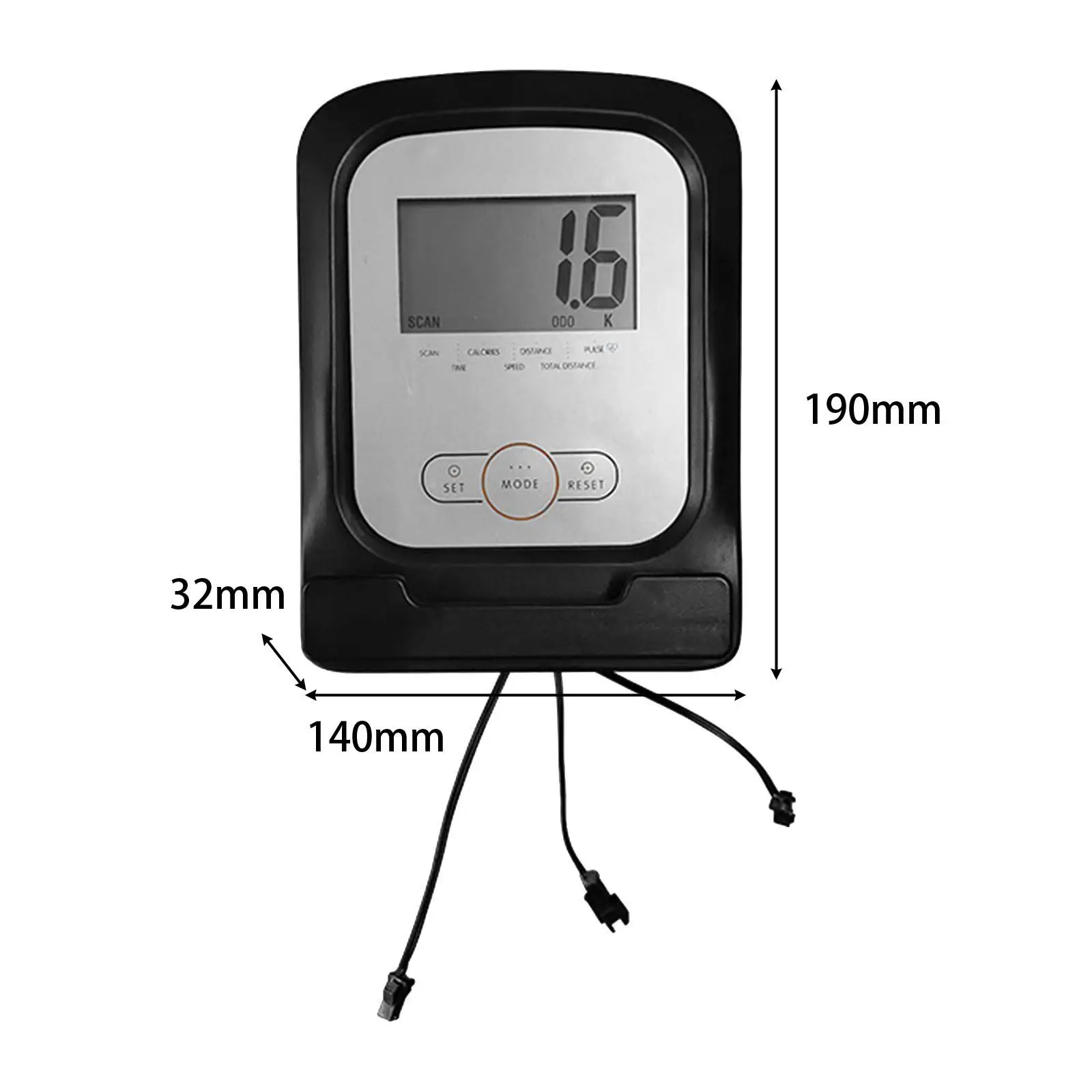 Exercise Bike Monitor Monitor Speedmeter Cycling Gym Rowing Machine Counter