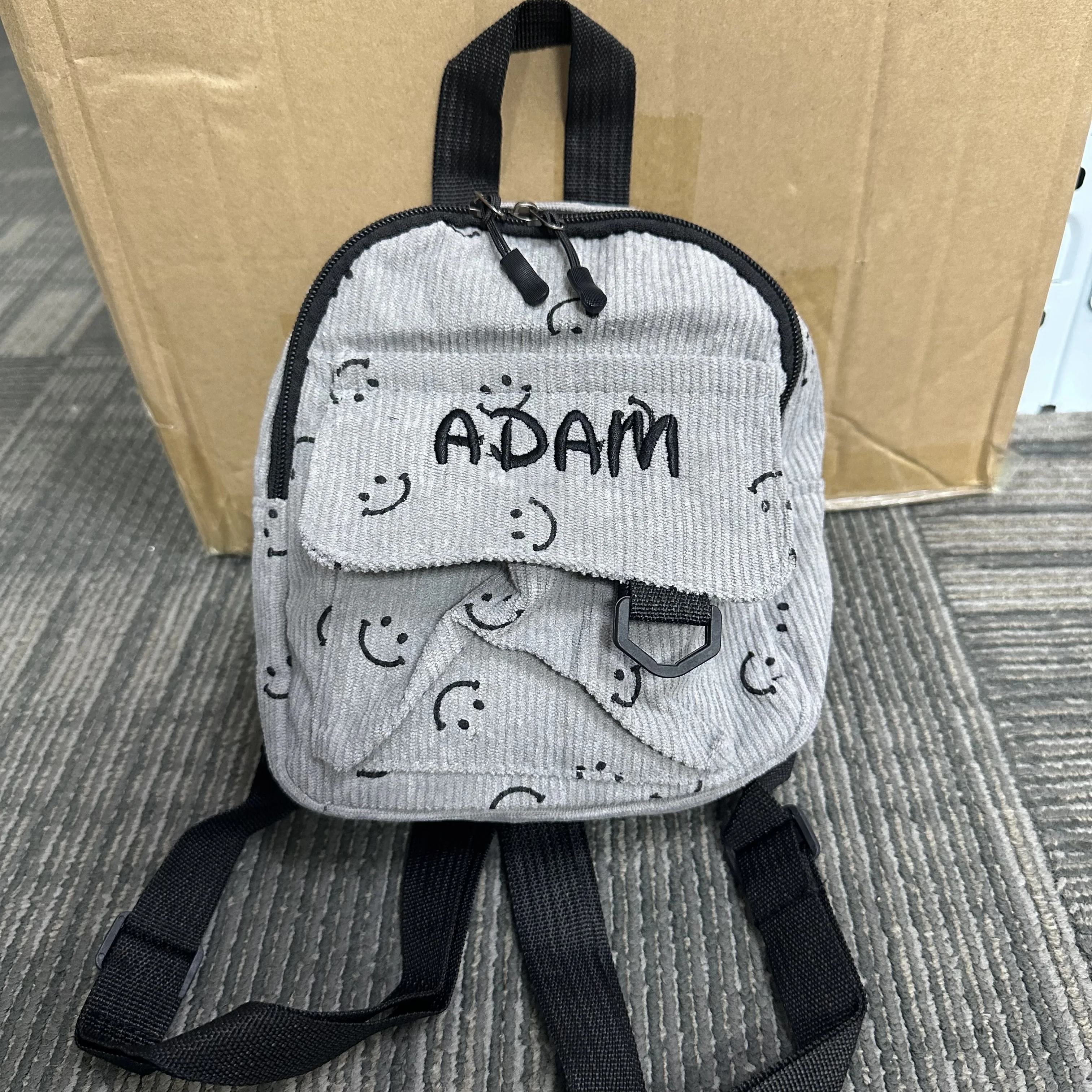 

New Shopping Backpack Embroidered Name Fashionable Mini Backpack Personalized Customized Gift Backpack