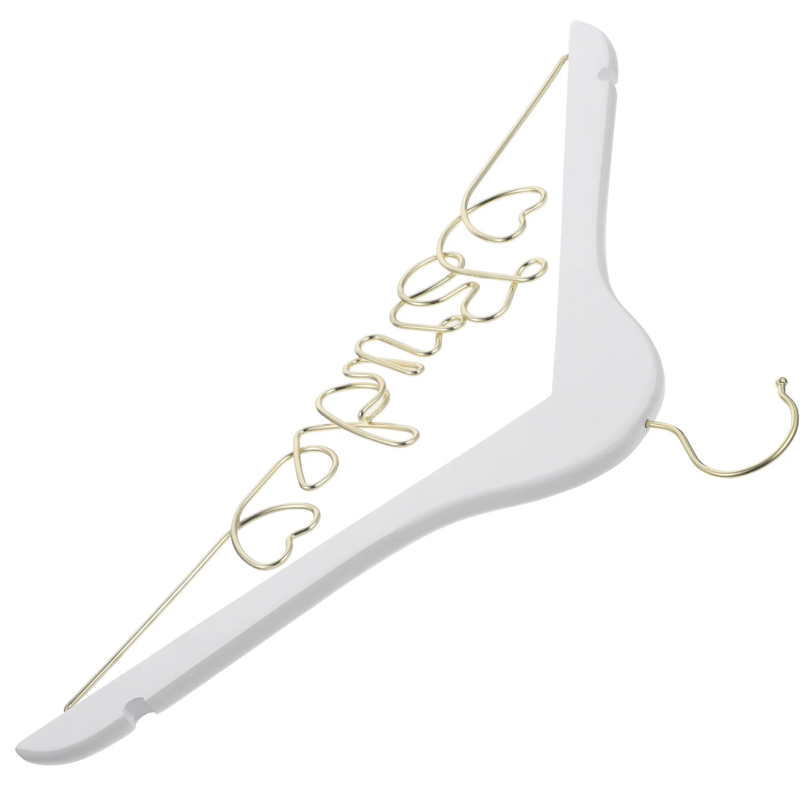 

Bridal Hanger Bride Dress Wooden Wedding Display Clothes Holder Hangers Wire Coat