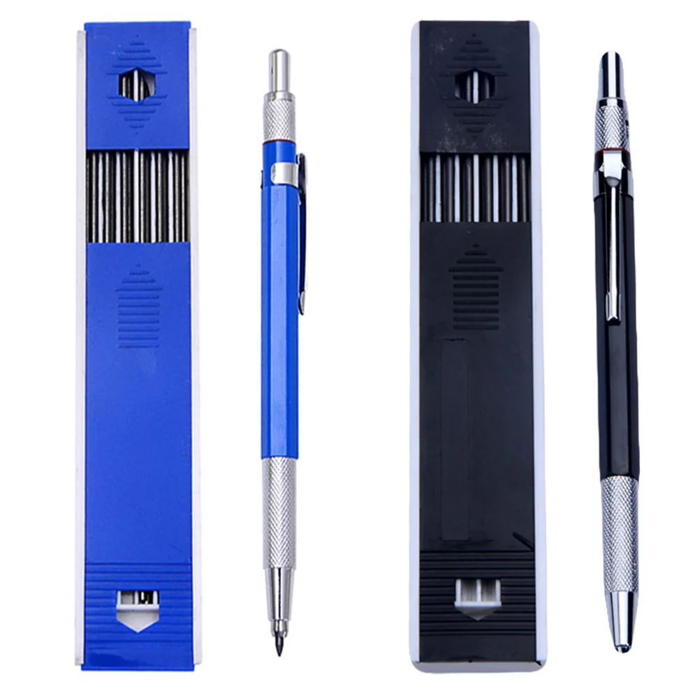 

2 Sets Non-slips Mechanical Pencil Lead Drawing Pencil Carpenter