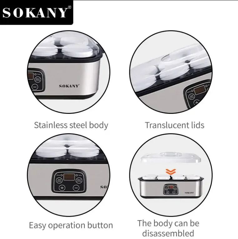 Automatic Yogurt Maker Convenient Seperate 8 Cups Yogurt Maker Machin4 4