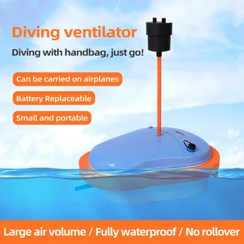 Scuba Diving Ventilator Snorkel Equipment Device Portable Rechargeable Underwater Support Deepest 7M Winter Diving 45 Minutes 2