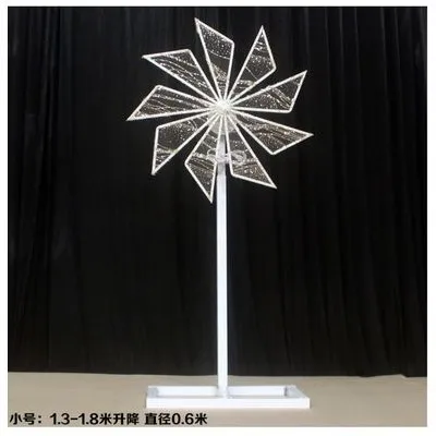 

Wedding props, electric rotating windmills, road guidance, wedding dance T-stage, iron Ferris wheel frame, scene decoration orna