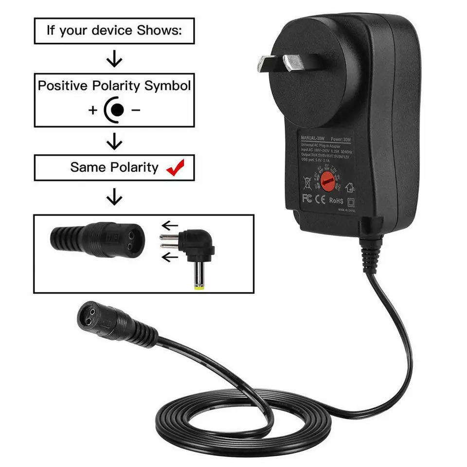 Universal Adapter Basics - Adaptador De Fuente De Alimentación De CC, Universal Adaptador Corriente Universal