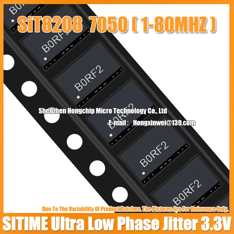 (5PCS) SIT8208AI 1M 1MHZ 1.000MHZ 7050 Active Silicone Oscillator Low Jitter 3.3V 10PPM LVCMOS SITIME 7.0X5.0MM