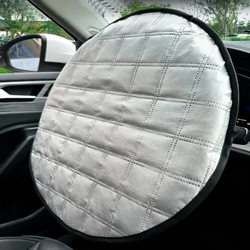 1 coprivolante per auto per protezione solare estiva, resistente al calore, adatto per SUV, auto di piccole dimensioni, modelli multipli
