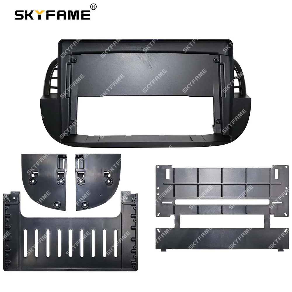 Cornice Autoradio Fiat Bravo - Adattatore 2 DIN 9 Pollici Nero