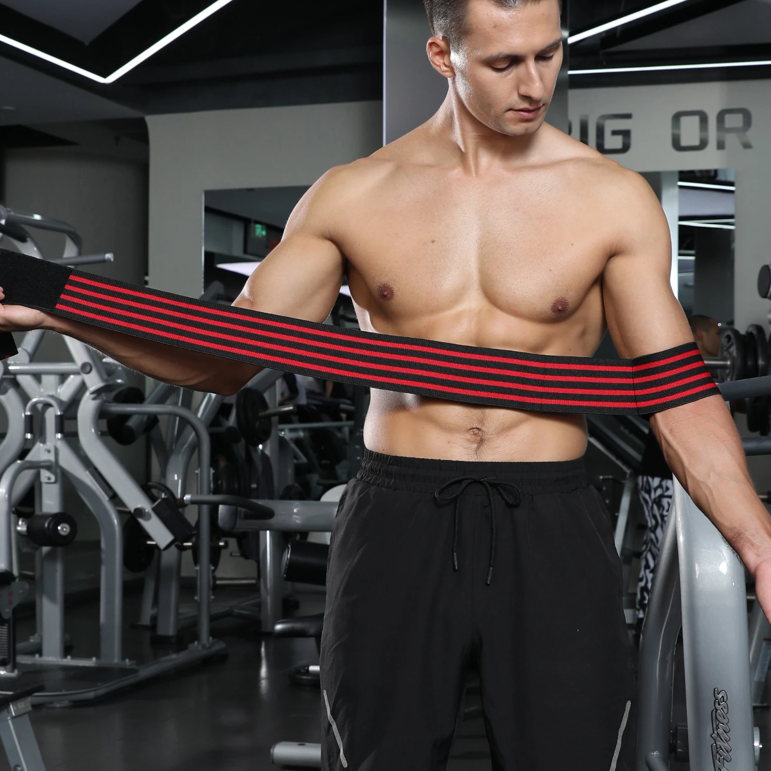 WOSWEIR-Elbow Pad Protection Professional Gym Fitness Equipment Weightlifting Men's Elastic Pressurized Brace Elbow Support elbow brace elbow strap elbow pads